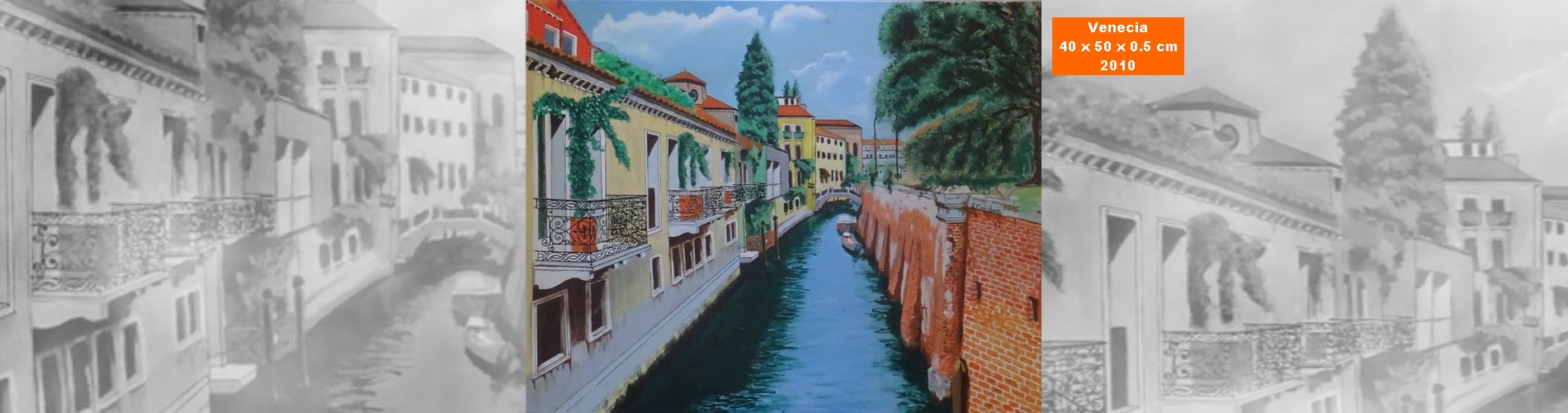 Venise toile Juan Cordon